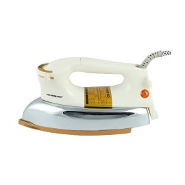 Olsenmark Automatic Dry Iron - Non-Stick Golden Teflon Plate - Heavy Weight - Auto Cut-off & Overheat Protection - Adjustable Temperature - Light Indicato