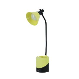 Olsenmark OME2695 Rechargeable LED Desk Lamp- Folding Design with Pen Stand, Long Life Built-In Lithium-Ion Battery| Perfect for Home and Office Use| Light-Weight, Stylish, Innovative and Compact Design, 3 Level Brightness| Yellow and Bl