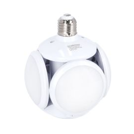 Olsenmark Energy Saving Balled LED Light- 30W- Four Leaf for Wide Area | Light Foldable Design with 270-Degree Adjustable Angle | Energy Saving 2400L | Ideal for Hotel, Shops, Garage & More