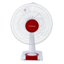 Olsenmark Table Fan, 16"- Piano Switches- 3 speed setting - OMF1700 | 120 Ribbed Grills, 5 Leaf ABS Transparent Blades - Wide Angle Horizontal Oscillation - Timer Function - Cooling for Summer in Home/Office