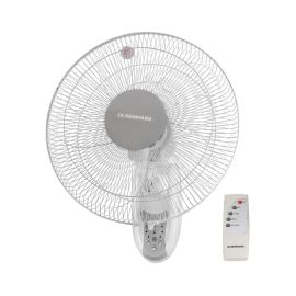 Olsenmark OMF1702 Wall Fan with Remote, 16"- 3 Speed Setting - Powerful Motor - Timer Function - Cooling For Summer in the Home/Office