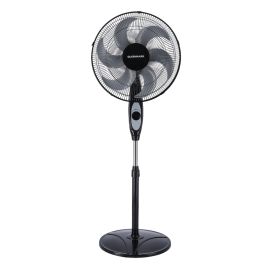 Olsenmark 16 inch Classic Stand Fan - 3 Speed 6 Leaf Blade | with Wide Oscillation | 1.3 Meter Height Setting & Broad Base | Perfect for Home Office & More