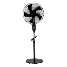 Olsenmark 16" Stand Fan- OMF1854| Pedestal Fan With 5 Leaf Blades For Strong Wind And 3-Speed Levels| High Performance Motor For High Speed Wind| Ideal For Home, Office, Garage, Apartment