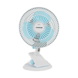 Olsenmark 8" Clip Fan- OMF1856/ 3-in-1 Use, with 3 Leaf Blades For Strong Wind And 2-Speed Levels/ High Performance Motor For High Speed, 360-Degree Rotation/ Desk and Wall Fans, Ideal for Home, Office