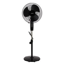 Olsenmark 16" High Speed Stand Fan- OMF1869/ Pedestal Design with 3 Blades for Strong Wind and 3-Speed Levels/ Adjustable Height and Oscillation, Ideal for Home, Office, Garage, Apartment