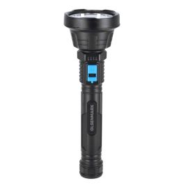 Rechargeable LED Flashlight, High Bright Long Range OMFL2806 | IPX6 Waterproof ABS Body | 6800mAh Lithium Battery | 8-12 Hrs Working | 5000m Long Distance