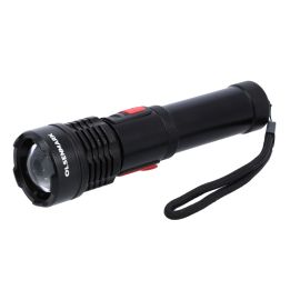 Rechargeable LED Flashlight | 5 W Cree XPE LED | OMFL2810 | Ai Military Grade, Super Bright High Lumens, Built-in 3.7V 2000mAh Li-Ion Battery, Up To 5 Hrs Working