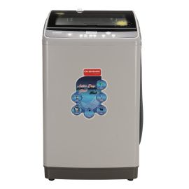 Olsenmark Fully Automatic Top Load Washing Machine, 8.5KG - Plastic Body - Stainless Steel - Multi-Function PCB - Auto Restart Function - Memory Power Function - Intelligent Fault Rectification - Tempered glass cover with damping