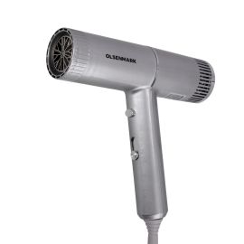 Olsenmark 1500 W Professional Iconic Hair Dryer - OMH4094 | 2 Speed Control, 1 Cool Function and 3 Level Temperature| Perfect for Salon and at Home Styling with a Hang Up Hook | Overheating Protection and Cool Button, Mute Noise Reduction| 2 Years Warrant