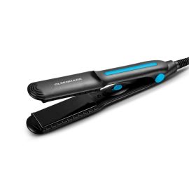 Olsenmark Hair Straightener- OMH4108/ Smooth and Easy-To-Use Design, Aluminum Plate, Temperature 220-degree Celsius/ 30 W PTC Heating Element, Perfect for Salon and At Home Styling/ Black and Blue