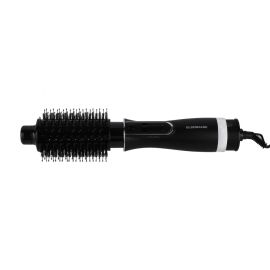 Olsenmark 3-in-1 Hot Hair Brush- OMH4111/ Smooth and Easy-To-Use Design, with Styling, Curling and Drying Options/ Overheat Protection, 1 Speed and 3 Heat Option/ Big Round Brush with 360-Degree Swivel Cord, Perfect for Salon and At Home Styling/ Black, 