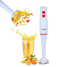 Hand Blender, Stainless Steel Blade, Low Noise, OMHB2474 | 200W | 2 Speed Control | Ideal For Smoothies, Shakes, Purees & More | Easy Detachable Blending Rod