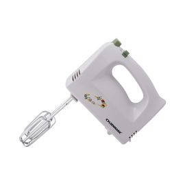 Olsenmark Hand Mixer - 5 Speed Control - Chrome Plated Beaters & Dough Hooks - Eject Function - 160W Powerful Motor - ABS Material - Lightweight