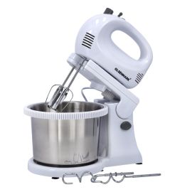 Olsenmark OMHM2334 Stand Mixer - 300W Powerful Motor - 3L - Stainless Steel Bowl - 5 Speed Control - Chromed Beater - Dough Hook - Whipping - Mixing