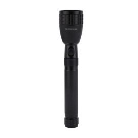 Olsenmark Rechargeable LED Flashlight- OMFL2833/ Lithium Battery, 3W LEDs, and Easy to Use/ Compact, Portable and Light-Weight Design and Long Hours/ Perfect for Indoor, Camping, Hiking, Walking and Outdoor Use/ Black