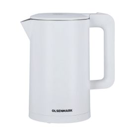 Olsenmark Electric Kettle - Stainless Steel Heating Element - 1.7L - 360 Degree Cordless Base | Boil-Dry Protection, Automatic Turn-Off | Ideal for Tea, Coffee, Water, Milk & More 