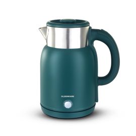 Olsenmark 1.5 L Double Layer Electric Kettle- OMK7027/ 1500 W, 360-Degree Rotation Base with Auto Safety Off/ Perfect for Boiling Water, Milk, Tea/ Overheat Protection, Dry Boil Protection/  Blue