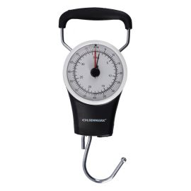 Olsenmark Mechanical Luggage Scale - Large Screen - Capacity 35Kg - ABS Material - Portable - Lightweight & Compact - No Battery - Cheap & Simple