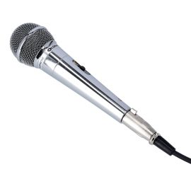 Olsenmark Professional Dynamic Wire Microphone - Metal Body - Echo Microphone - Sharp Sensitivity - High Quality Sound & Low Noise - 5.0 X 5.6M Wire - On/Off Switch - No Battery