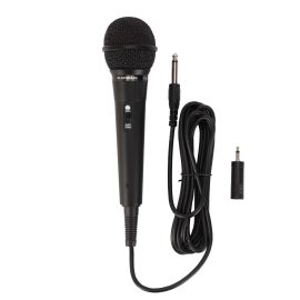 Olsenmark Uni-Directional Dynamic Microphone- OMMP1297| High-Quality Sound, Karaoke Systems, Improves Mobility and Flexibility| Perfect To Suit All Your Audio Recording Needs| Black