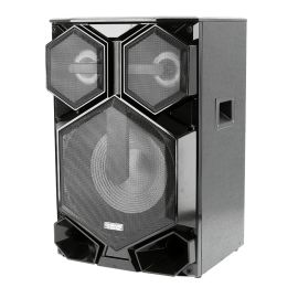 Olsenmark High Power 2.0 Professional Speaker - Multimedia Speaker System with Subwoofer - USB/SD/FM/BT/REC - LED Display Speakers for Computers, Laptop, TV, Tablet, Music Player - Disco Lights