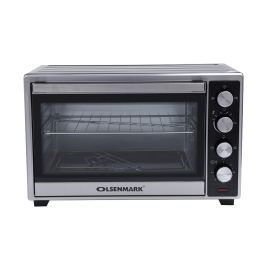 Olsenmark OMO2266 Electric Oven with Convection & Rotisserie, 45L - Temperature Setting - 60 Minutes Timer - Stainless Steel Heating Tube - Inner Lamp - 2000W Power