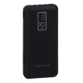 Olsenmark OMPB1819 Power Bank- 10000mAh Quick Charge Battery | Indicator Light | 4 Types of Cables | Quick Charge DC 5V/2.1A | Ideal for Smart Phones, Cameras, Mp4, Tablet, Smart Watches & More