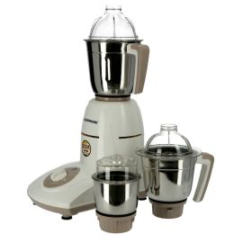 3-in-1 Mixer Grinder, 3 Stainless Steel Jar Set, OMSB2219J | 3 Super-Efficient Blade | 3 Speed Setting | Sturdy Handles | Advanced Design Superior Grade Plastic Body