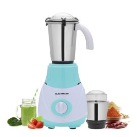 Olsenmark OMSB2318 2-in-1 Mixer Grinder | 3 speed control | 550W | Multifunctional Grinder with Stainless Steel Jars & Blades - 3 Speed with Whip, Safety Twist Lock - Perfect for Dry & Wet Fine Grinding Mixing