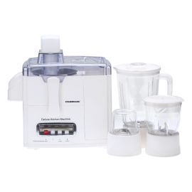 Olsenmark OMSB2383 4-in-1 Food Processor & Juicer | 400 W | Multifunctional Smoothie Maker, Juicer, Compact Electric Blender, Chopper & Grinder - 1.5L Jug, 2-Speed Pulse Function for Ice Crusher