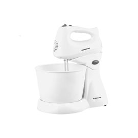 Stand Mixer with 2.5L Bowl, 200W, OMSM2465- 5 Speed Settings | with Turbo Function | Electric Kitchen Mixer With 2 Dough Hook | 2 Beater