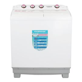 Olsenmark OMWSM5502 Twin Tub Semi Automatic Washing Machine - Double Water Inlet Wash & Dryer - Spinning Speed: 1400RPM - Rust Proof Body - Big Pulsator with 3 Impellers - Powerful Motor - Low Noise