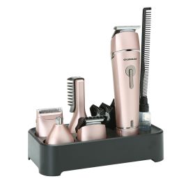 Olsenmark 11-in-1 Rechargeable Grooming Set | 3W | Material: ABS | 4 Cutting Guides, Barber Comb, Oil, Cleaning Brush.