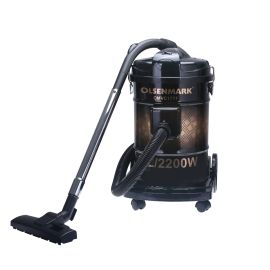 Drum Vacuum Cleaner, Highly Efficient & Low Noise, OMVC1717 | 24L Big Capacity | Dust Full Indicator | Parking Position | Air Blower Function | Air Flow Control on Handle