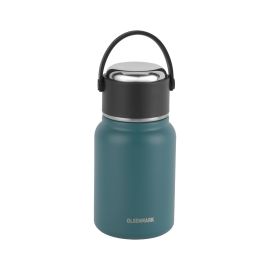 Olsenmark 600 ml Stainless Steel Vacuum Bottle- OMVF7017/ Hot and Cold Compatible, Preserves the Flavor and Freshness, Unbreakable/ Portable, Leak-Resistant and Light-Weight/ with Handle, Suitable for Indoor and Outdoor Use/ Blue