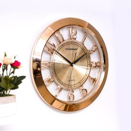 Wall Clock - Large Round Wall Clock, Modern Design - Easy to Read - Round Decorative Wall Clock for Living Room, Bedroom