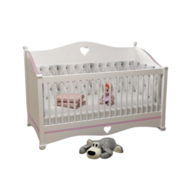 Home Hub 2 IN 1 Baby Crib - Girl - Up to 5 years 