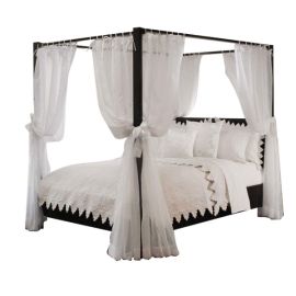 Poster Bed, Regal with Sheer Curtain