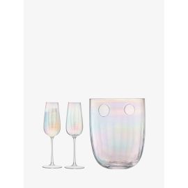  Pearl Champagne Set 250ml/H24.5cm Mother of Pearl