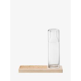 G1676-00-301 Plateau Carafe Set L28cm Clear/Ash/Cork 