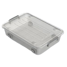 Pratik Storage Box, Organizing Container with Durable Lid