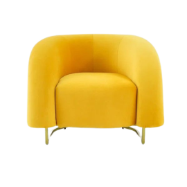 Ron Creative Velvet Accent Chair, lounge chair/elbow chair