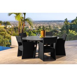 Senza Outdoor Dining table set Patio Dining Table and Chair Balcony Dinner Table Dinner Chair 