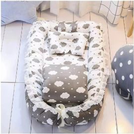 Portable Baby Nest Lounger 100% Soft Cotton