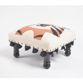 Statement Tiger Upholstered Kids Stool