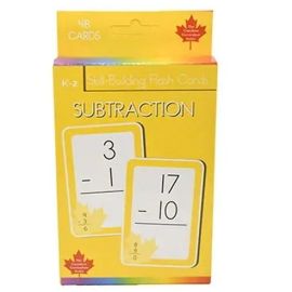 Subtraction Skill Building Flash Cards