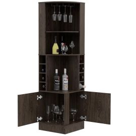 Syrah Corner Bar Cabinet