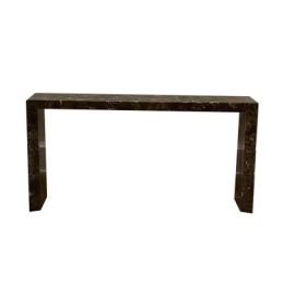 Dark Emperor Console 0064, Narrow Entryway Table for Hallway