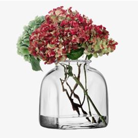 Umberto Vase H24cm Clear