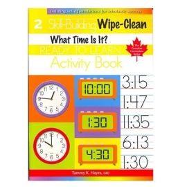 What Time Is It? Grade 2 Skill Building Wipe-Clean Activity Book